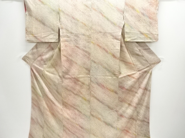 JAPANESE KIMONO / KOMON / ALL SHIBORI / BOKASHI PATTERN